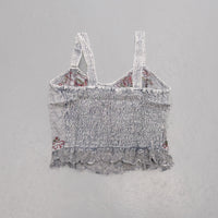 Earthy Embroidered Fairy Lace Top