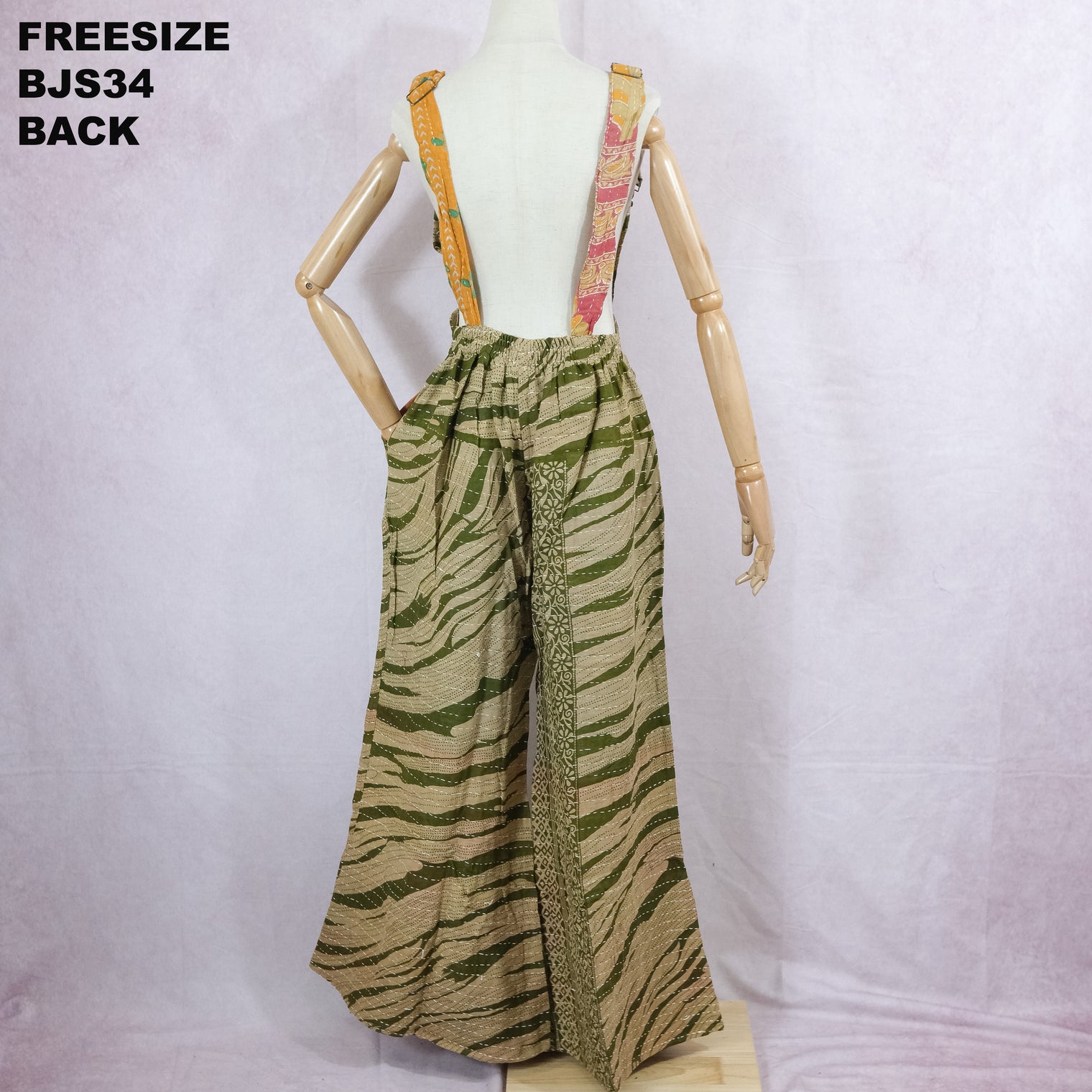 Kantha Boho Wide Leg  Jumpsuit