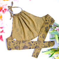 Mushroom/Celestial Halter Top