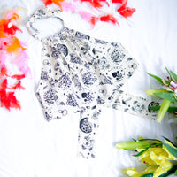 Mushroom/Celestial Halter Top