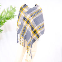 Plaid Winter Oversized  Poncho/Wrap