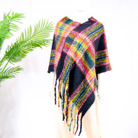 Plaid Winter Oversized  Poncho/Wrap