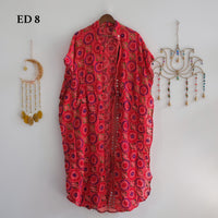 Embroidery Jacket with Pockets