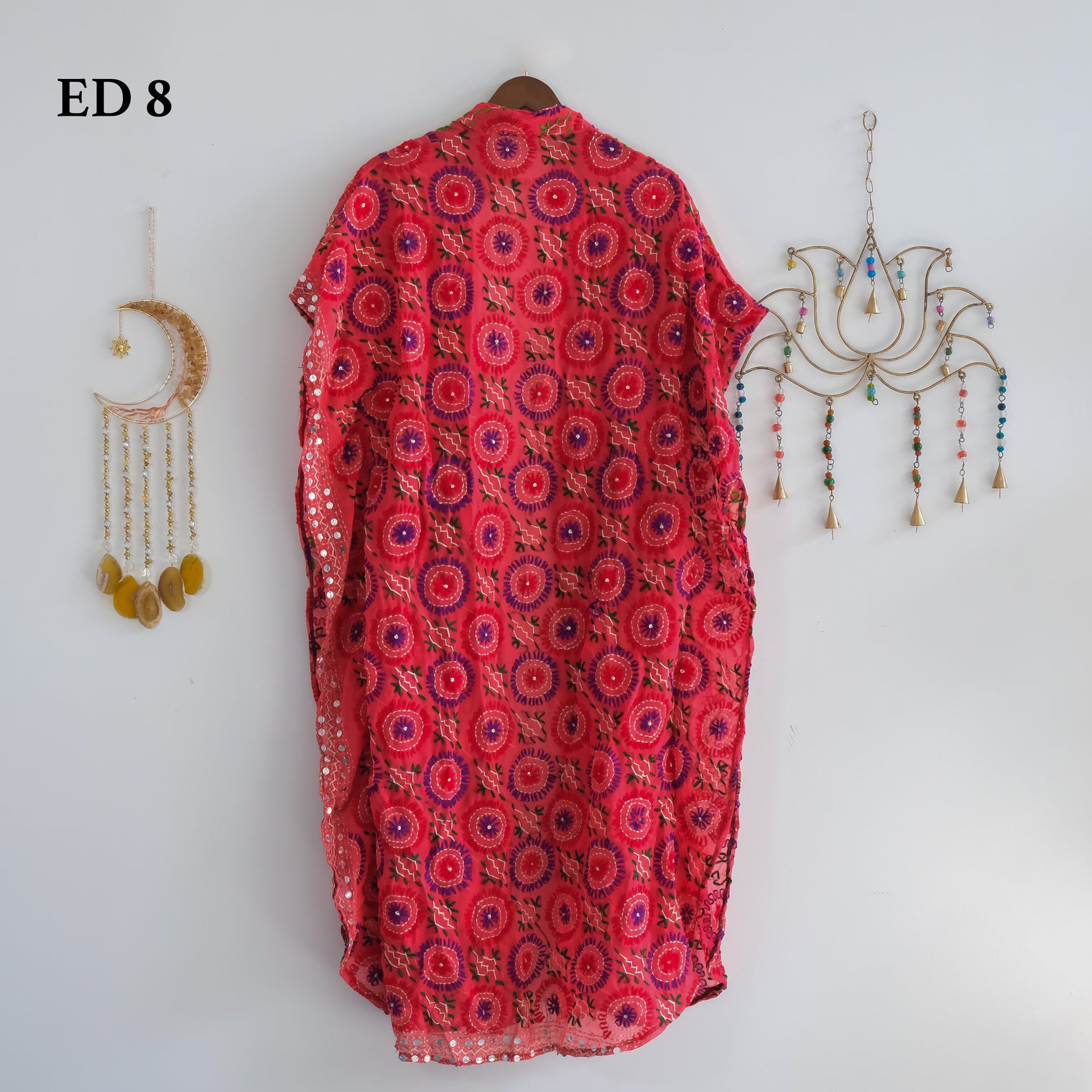 Embroidery Jacket with Pockets