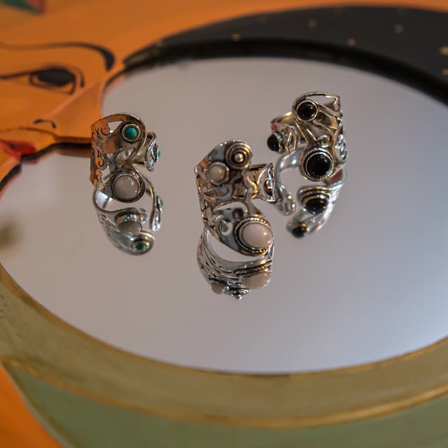 Mystic Moon Boho Ring