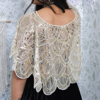 Sequin Embroidered Cape