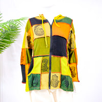 Patch Cotton Unisex Fall/Winter Jacket