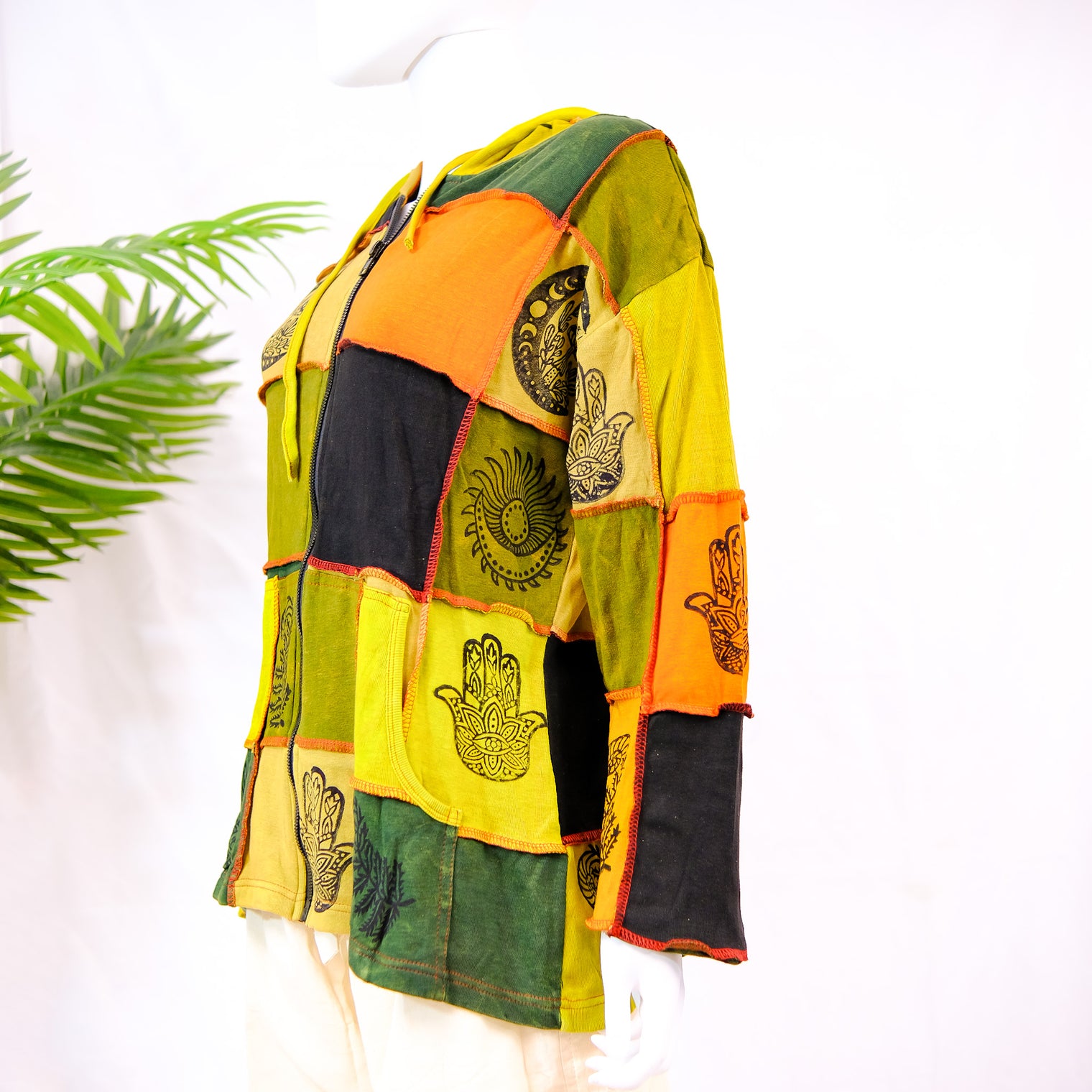 Patch Cotton Unisex Fall/Winter Jacket