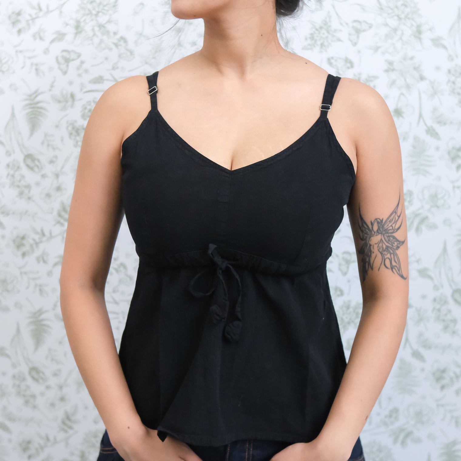 Cotton Boho Babydoll Cami Top