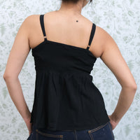 Cotton Boho Babydoll Cami Top