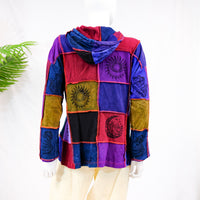 Patch Cotton Unisex Fall/Winter Jacket