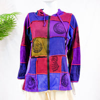 Patch Cotton Unisex Fall/Winter Jacket