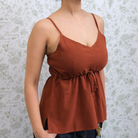 Cotton Boho Babydoll Cami Top