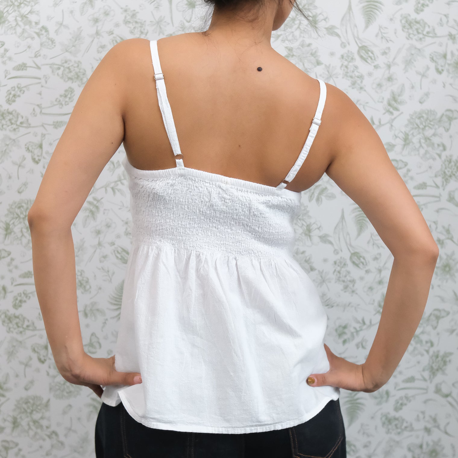 Cotton Boho Babydoll Cami Top