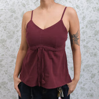 Cotton Boho Babydoll Cami Top