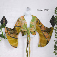 Vintage Boho Kantha Plus Size Wrap Top