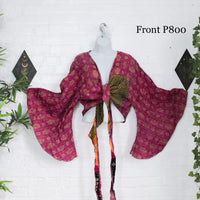 Vintage Boho Kantha Plus Size Wrap Top