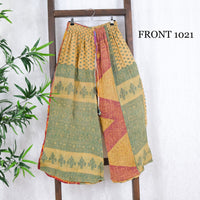 Kantha Wide Leg Plus Size Pants
