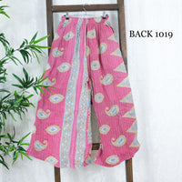 Kantha Wide Leg Boho  Plus Size Pants