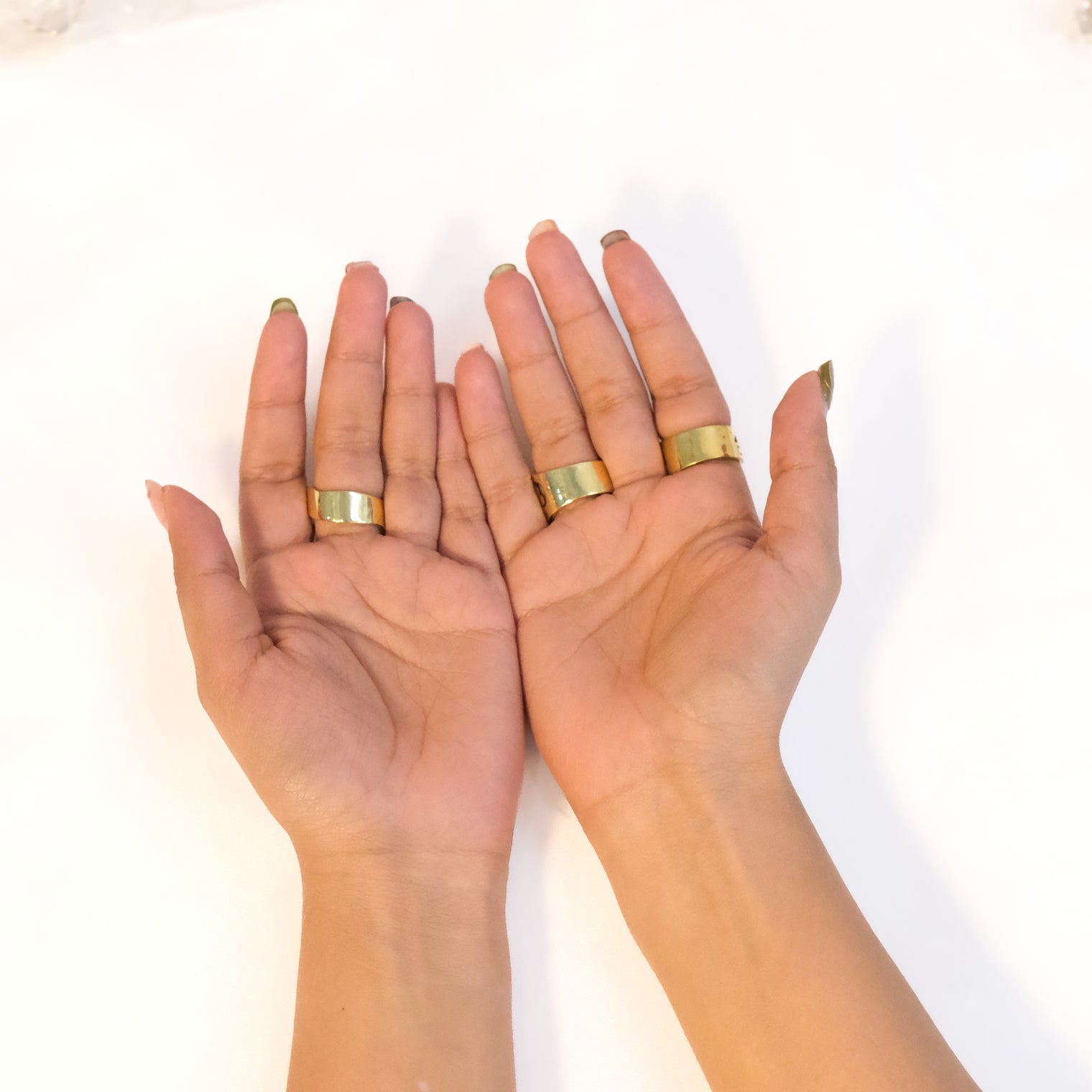 Golden Bloom Statement Ring