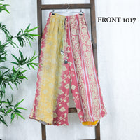 Kantha Wide Leg Boho  Plus Size Pants
