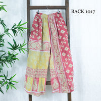 Kantha Wide Leg Boho  Plus Size Pants