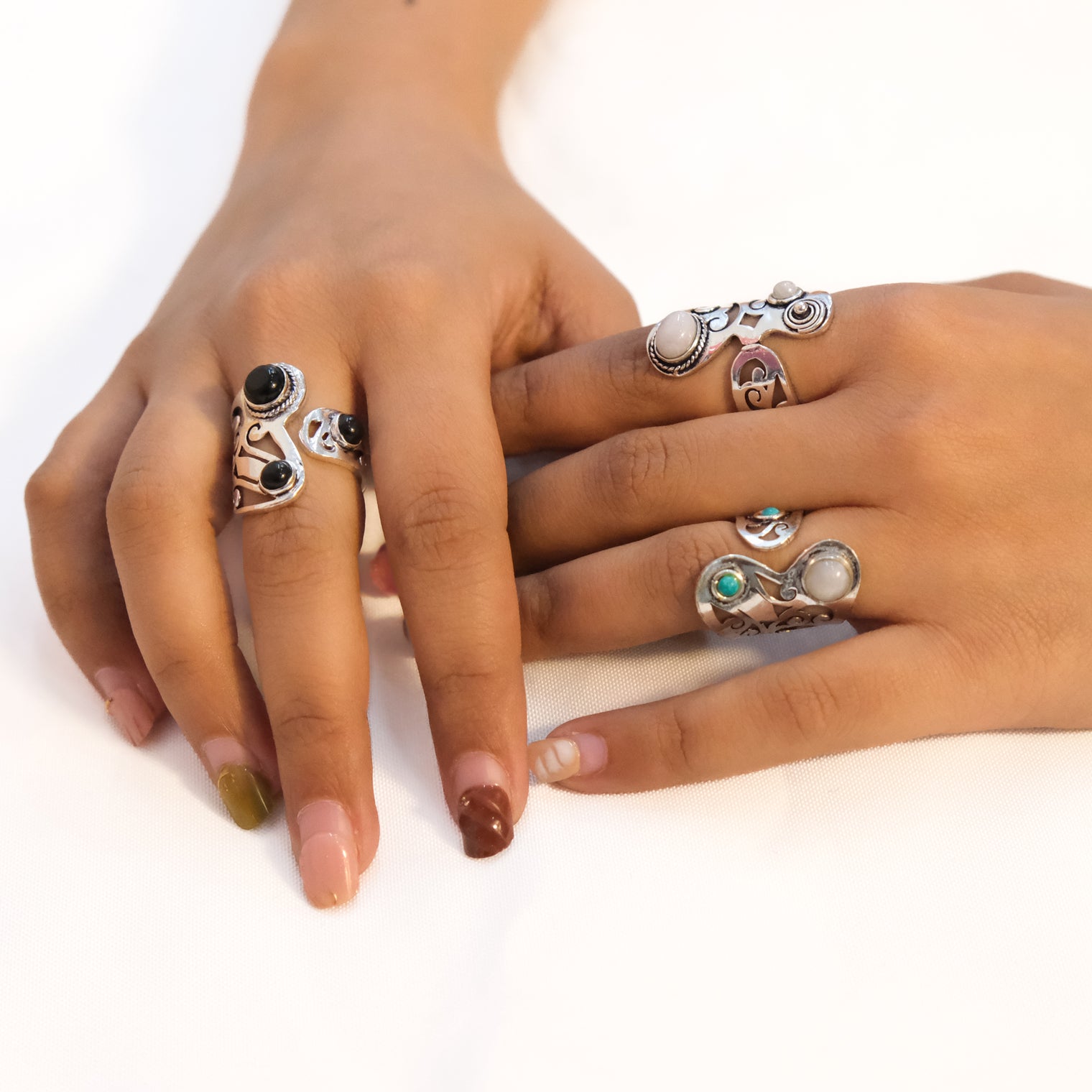 Mystic Moon Boho Ring
