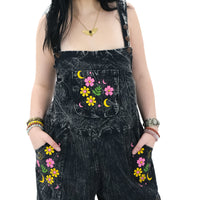 Stonewashed Cotton Celestial Jumpsuit