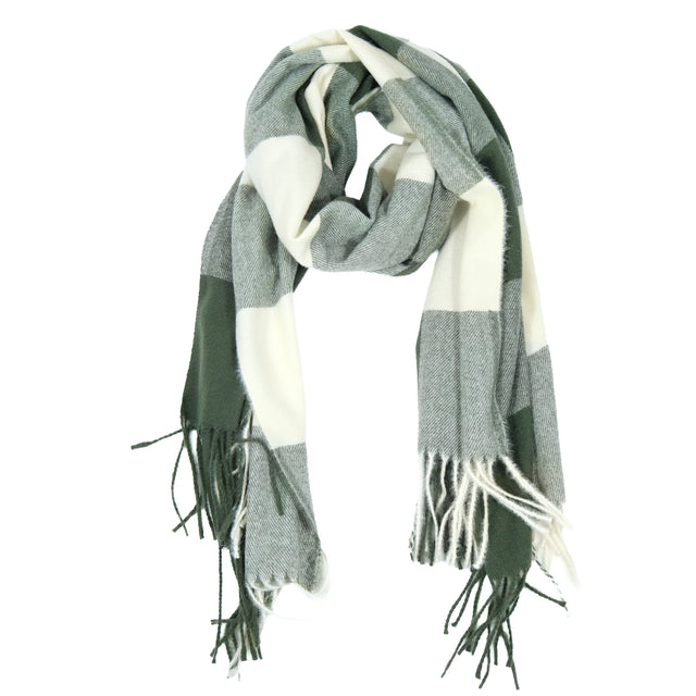 Cozy Large Plaid Blanket Scarf