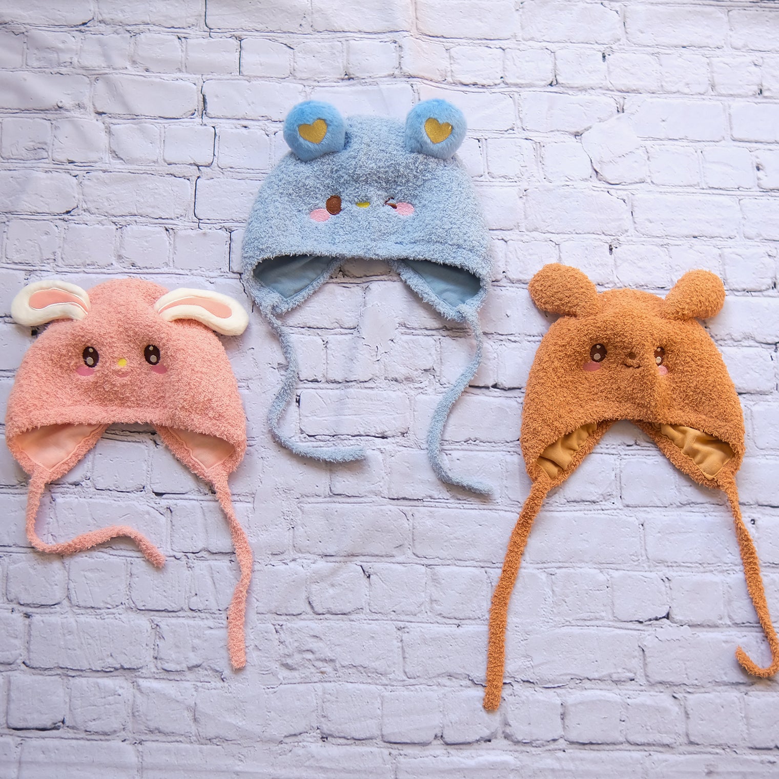 Kids Bunny Earflap Winter Hat