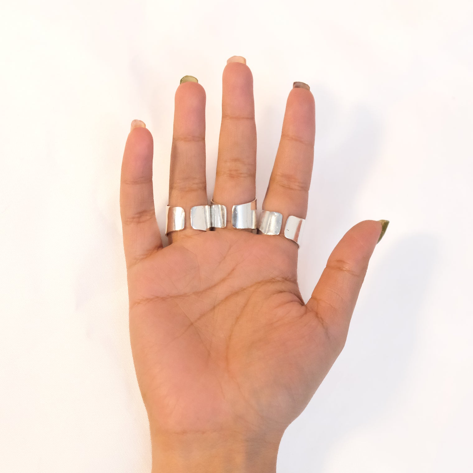 Adjustable Natural Crystal Flower Ring