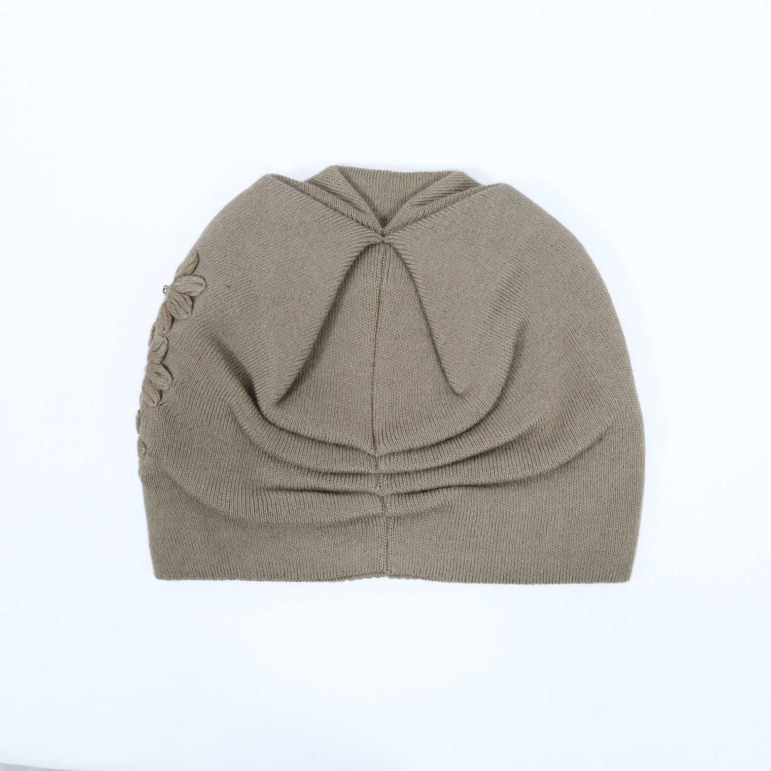 Adult Floral Embroidered Beanie