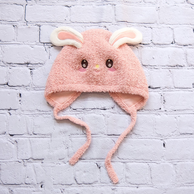 Kids Bunny Earflap Winter Hat