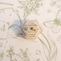 Crescent Moon Statement Ring