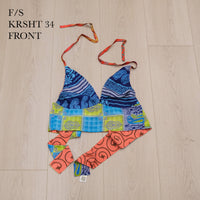 Reversible Patchwork Sari Bralette