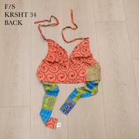 Reversible Patchwork Sari Bralette