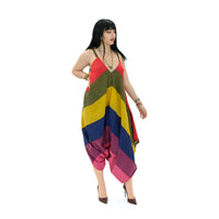 Rainbow Pride Flowy Cotton Jumpsuit