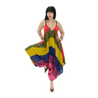 Rainbow Pride Flowy Cotton Jumpsuit