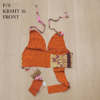 Reversible Patchwork Sari Bralette