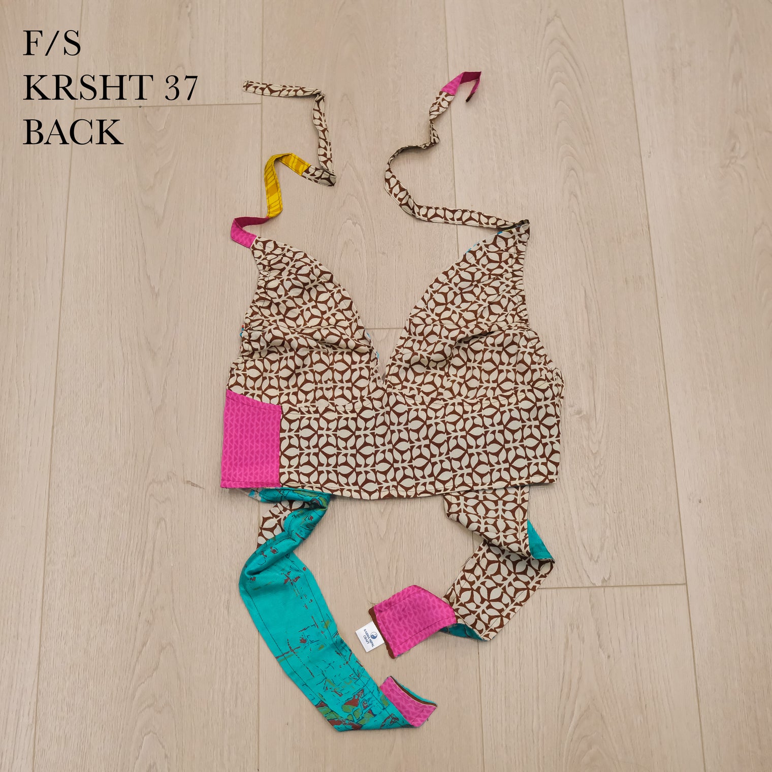 Reversible Patchwork Sari Bralette