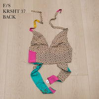 Reversible Patchwork Sari Bralette