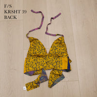 Patchwork Reversible Sari Bralette