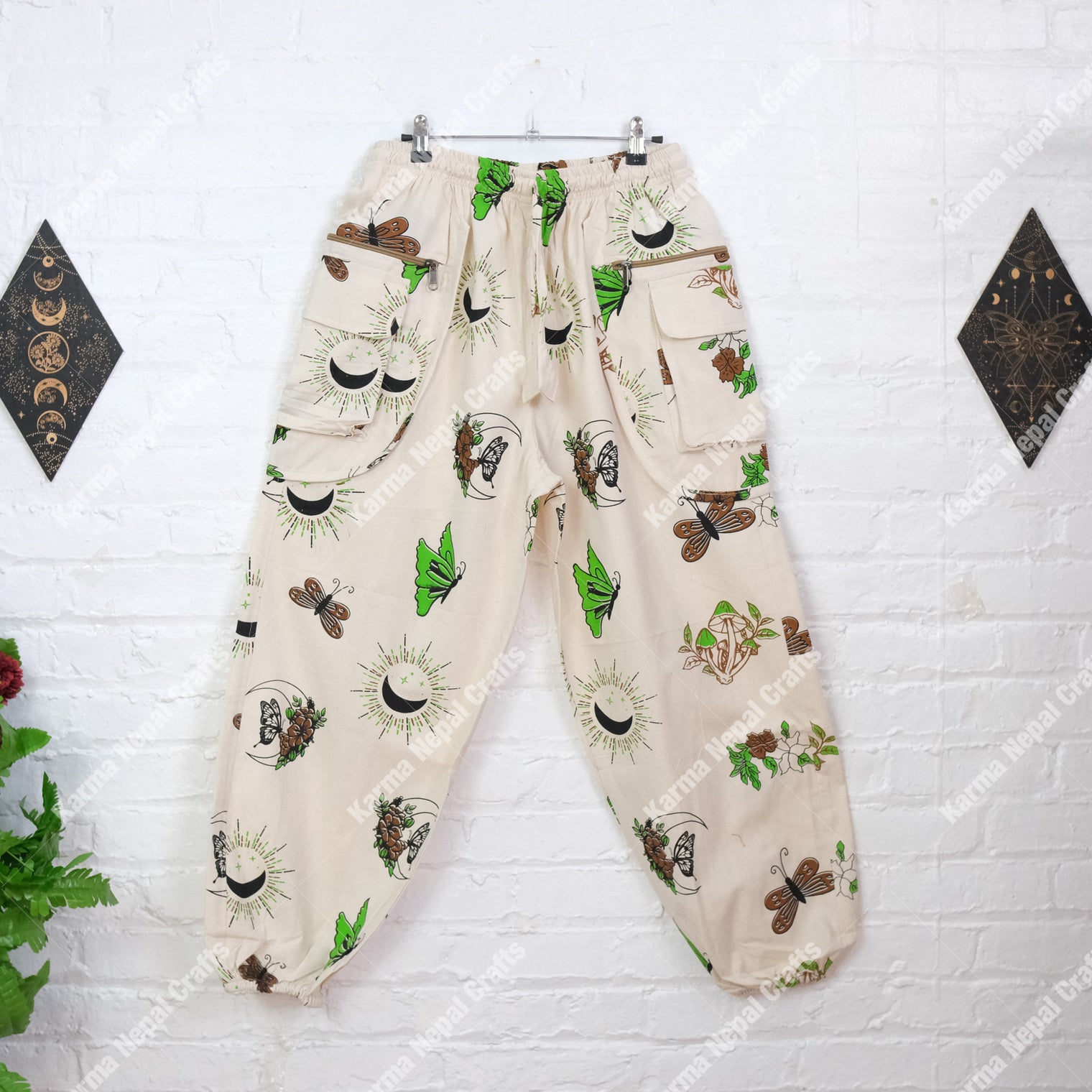 Whimsy Goth Inspired Baggy Cotton Pants