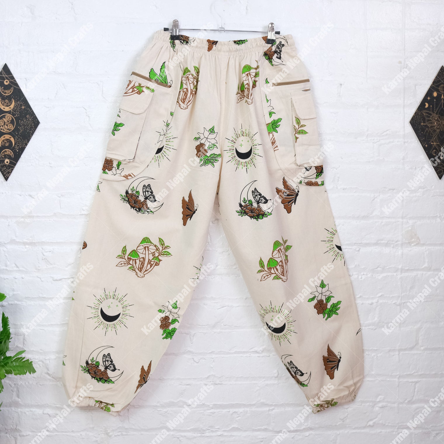 Whimsy Goth Inspired Baggy Cotton Pants