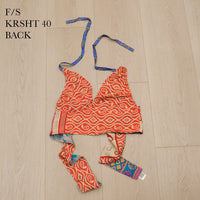 Patchwork Reversible Sari Bralette