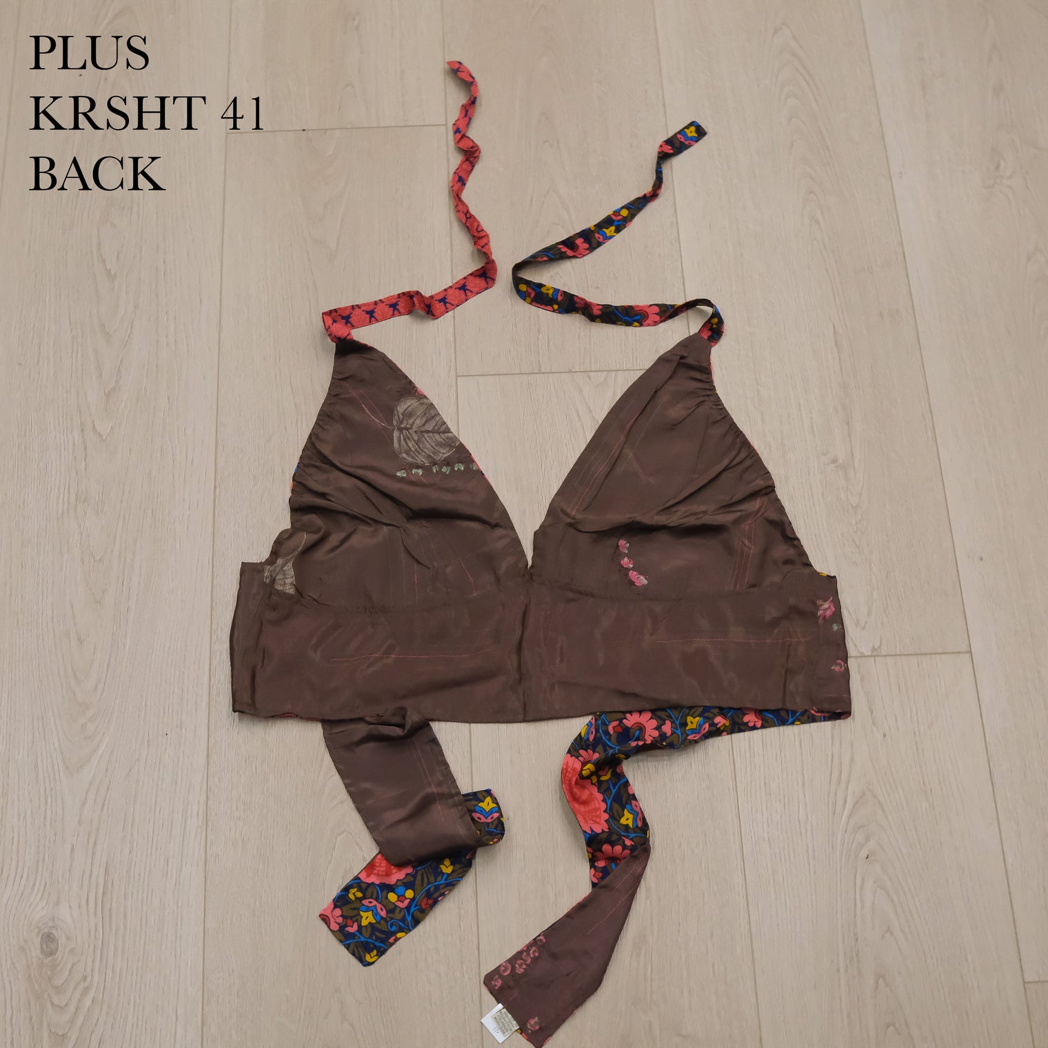 Reversible Sari Boho  Bralette