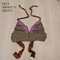 Reversible Sari Boho  Bralette