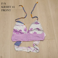 Reversible Sari Boho  Bralette