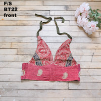 Kantha Reversible  Boho Bralette