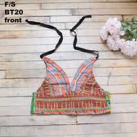 Kantha Reversible  Boho Bralette